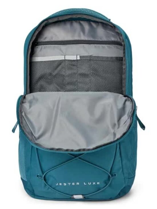 The North Face Womens Backpack Jester Luxe Collection Space Blue Silver NEW